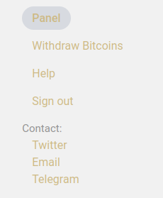 Where can I withdraw the Bitcoins?