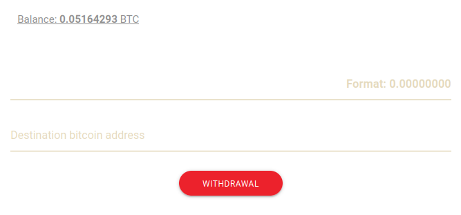 Where can I withdraw the Bitcoins?